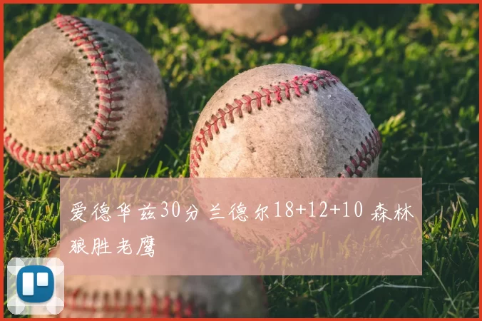 爱德华兹30分兰德尔18+12+10 森林狼胜老鹰